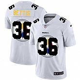 Nike Steelers 36 Jerome Bettis White Shadow Logo Limited Jersey Yhua,baseball caps,new era cap wholesale,wholesale hats